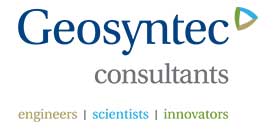 Geosyntec Consultants logo, featuring the words "engineers," "scientists," and "innovators" beneath, reflects their role as a leading engineering consultancy in environmental services, akin to Barr Engineering.