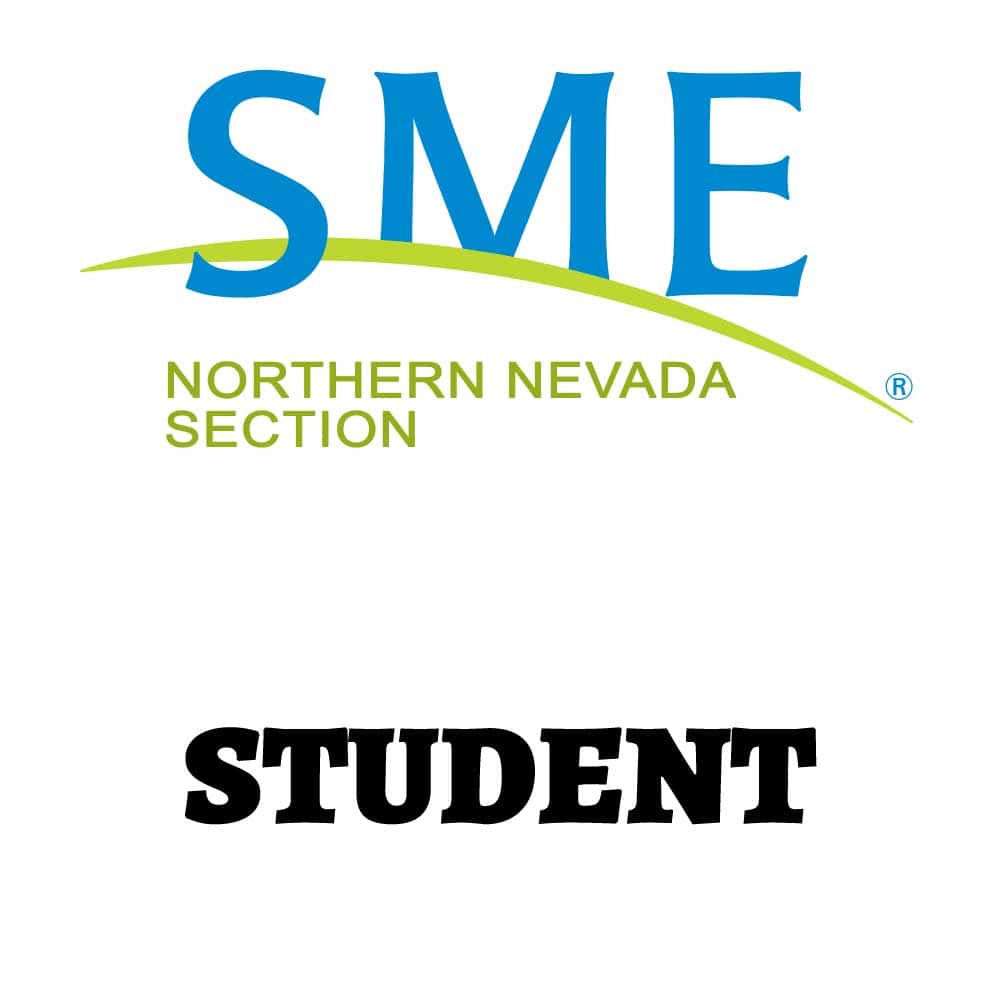 nnvsme-student SME Northern Nevada Section logo with the word "STUDENT" in bold black text below.